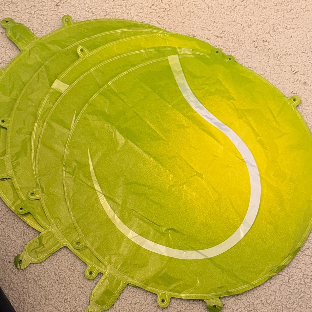 Green Tennis Ball Pop-Up Targets BalLons